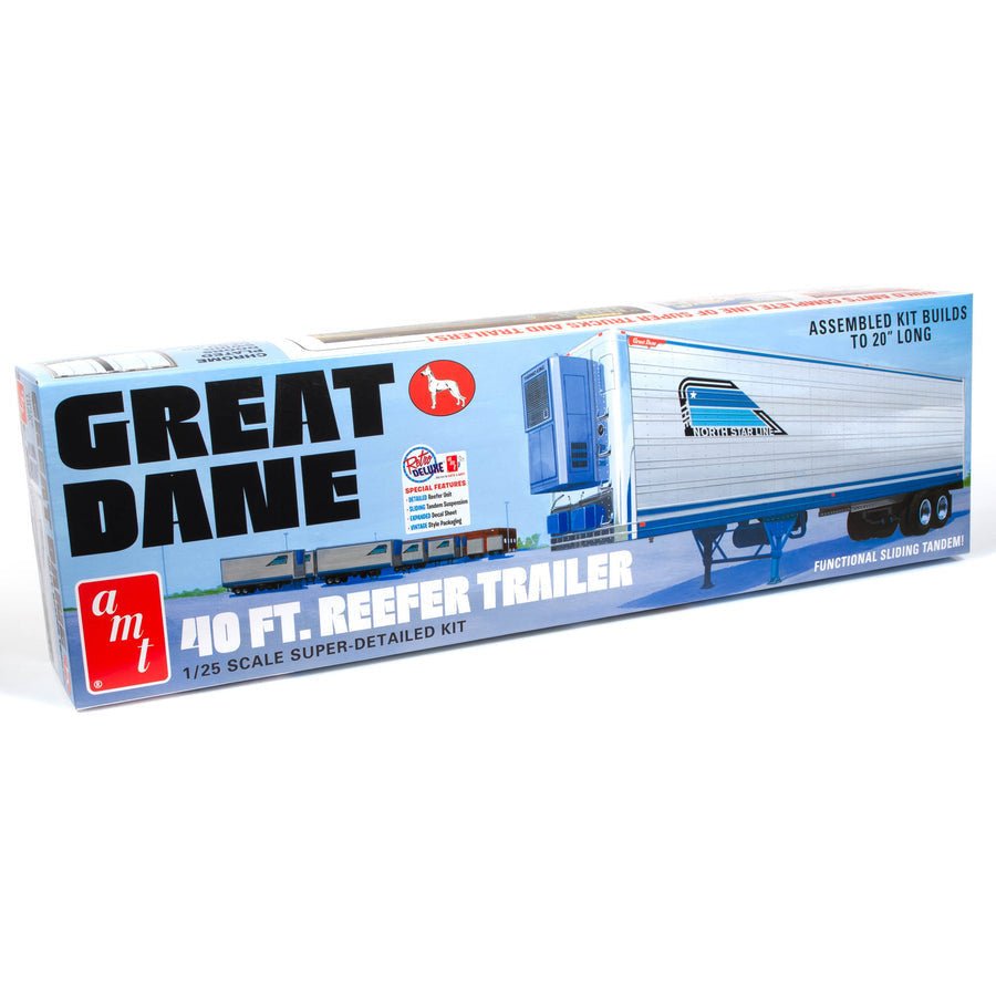 AMT Great Dane 40' Reefer Trailer 1/25 Scale Model Kit