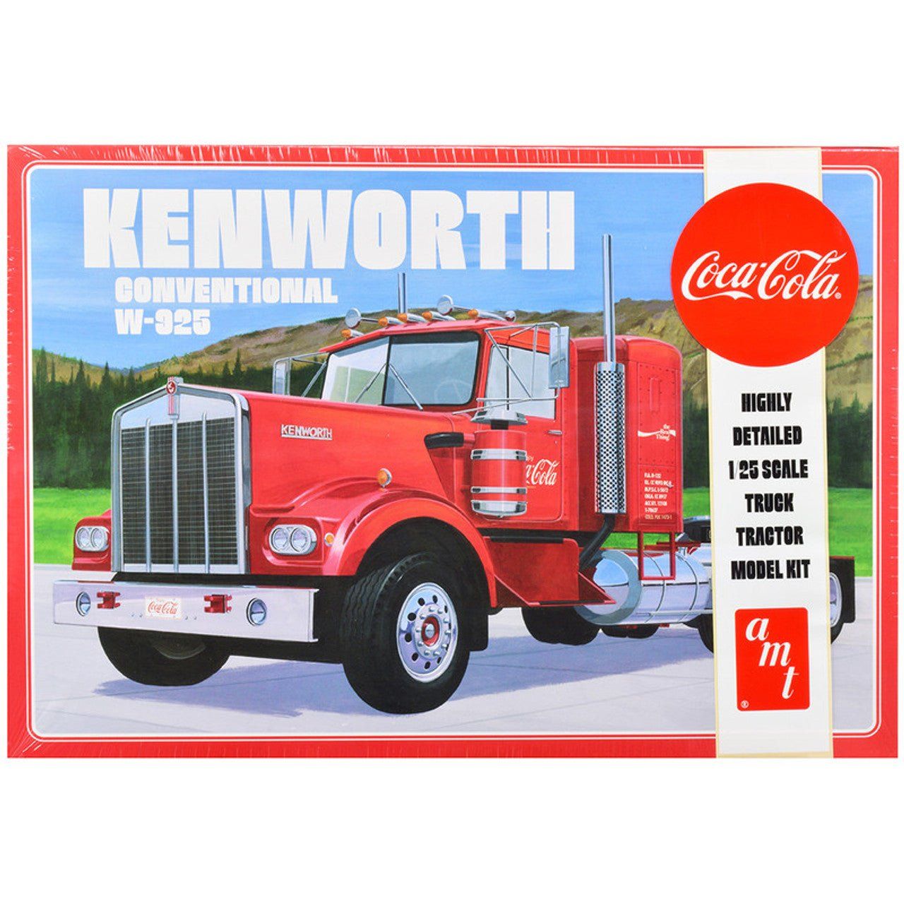 AMT Kenworth 925 Tractor Coca-Cola 1/25 Scale Model Kit