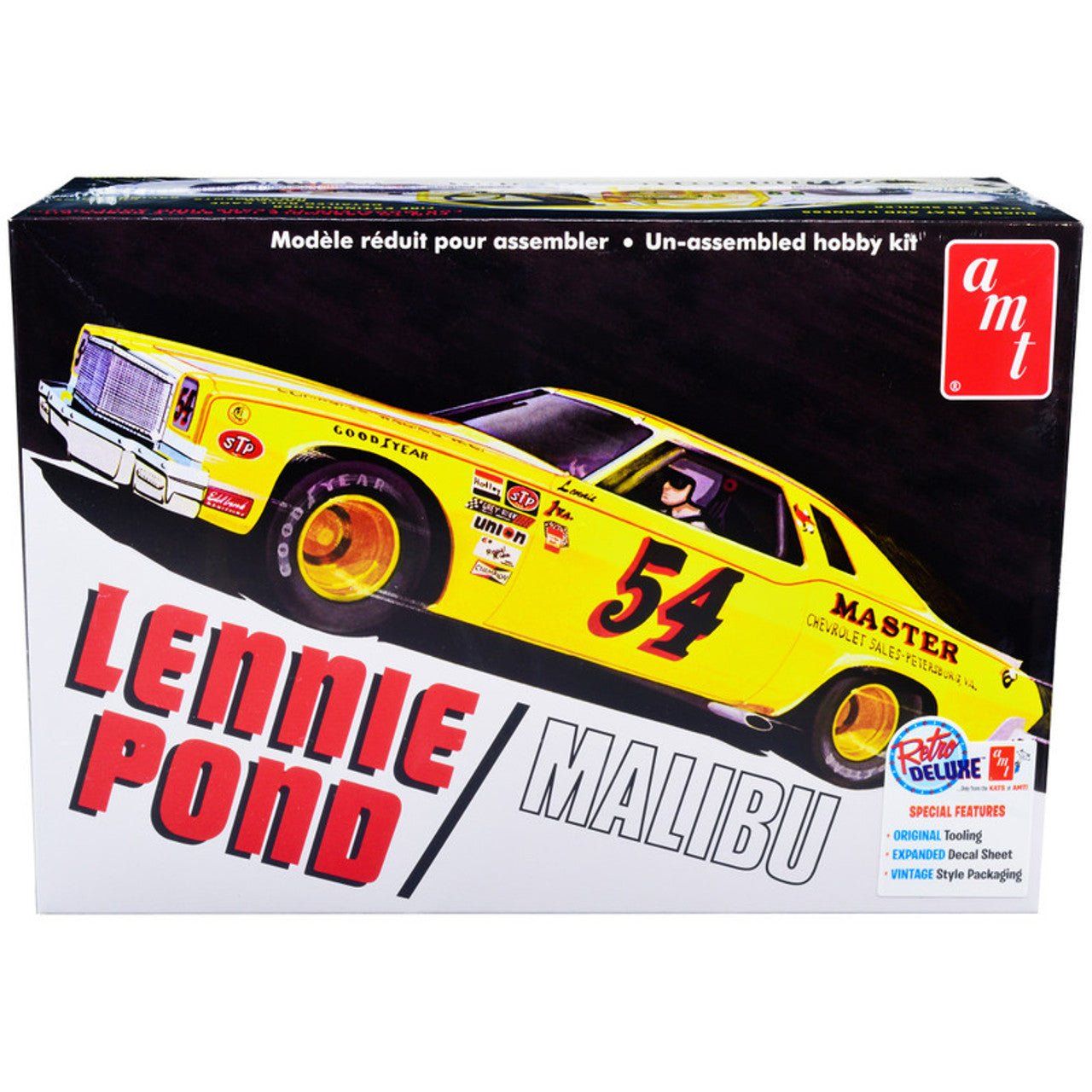 AMT Lennie Pond 1974 Chevy Malibu Stock Car 1/25 Scale Model Kit