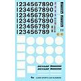 Gofer Racing 1/24 Scale Racing Sports Car Numbers Decal Sheet