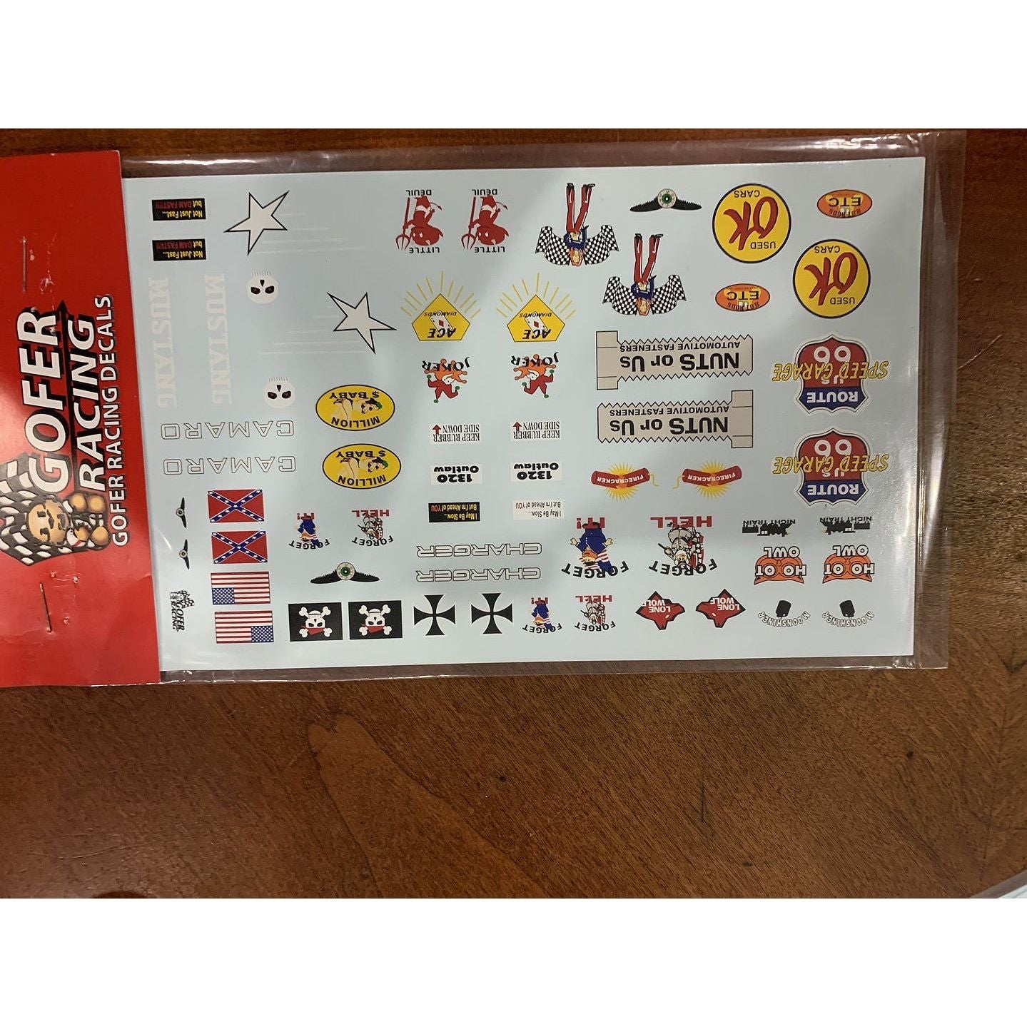 Gofer Racing 1/25 Scale Racing "Odds & Ends" Waterslide Decals