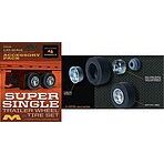 Moebius #1018 Super Single Trailer Wheel & Tire Set 1/25 scale