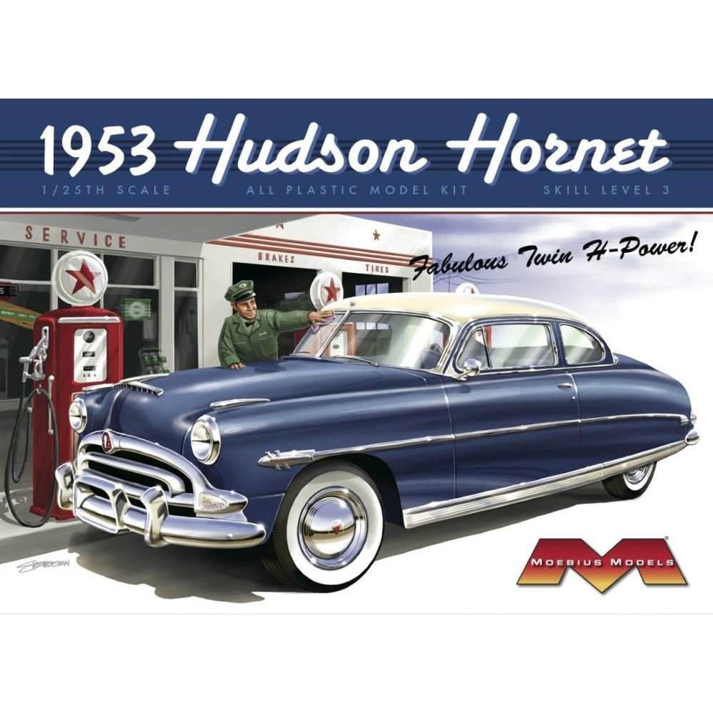 Moebius #1200 1953 Hudson Hornet 1/25 scale