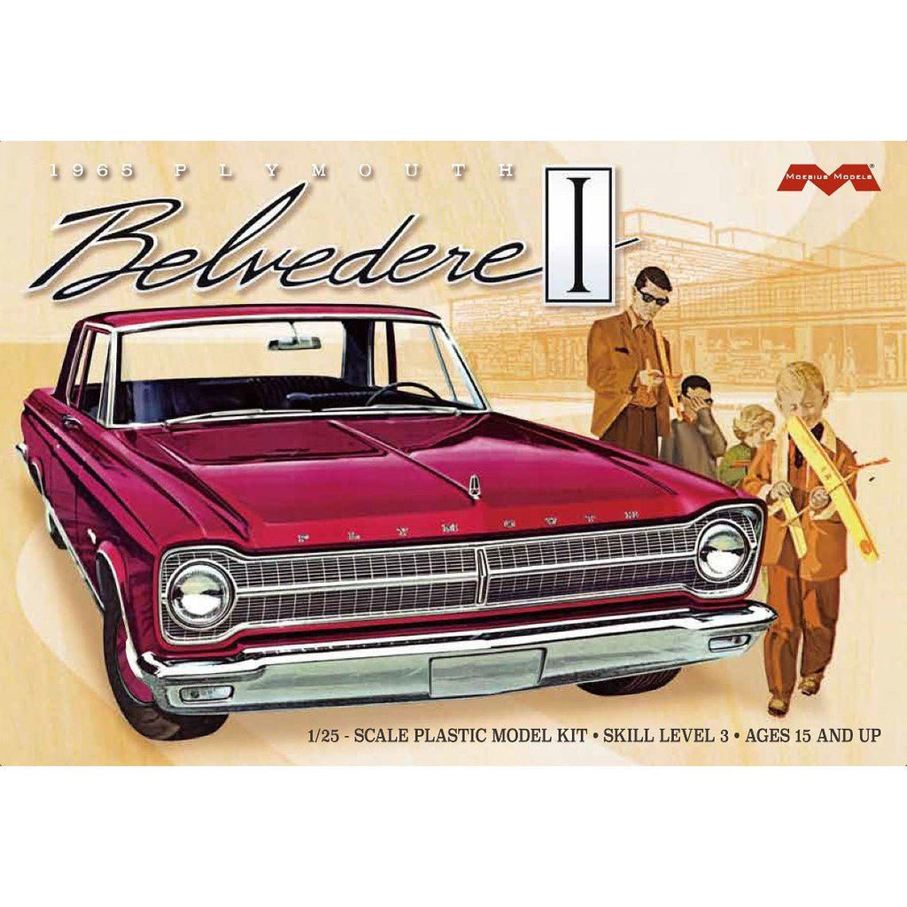 Moebius #1218 1965 Plymouth Belvedere 1/25 scale