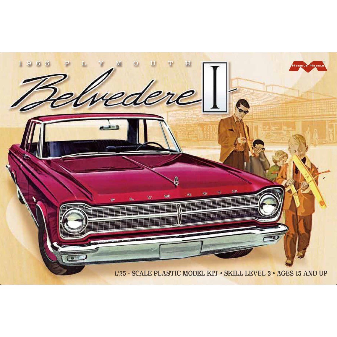Moebius #1218 1965 Plymouth Belvedere 1/25 scale