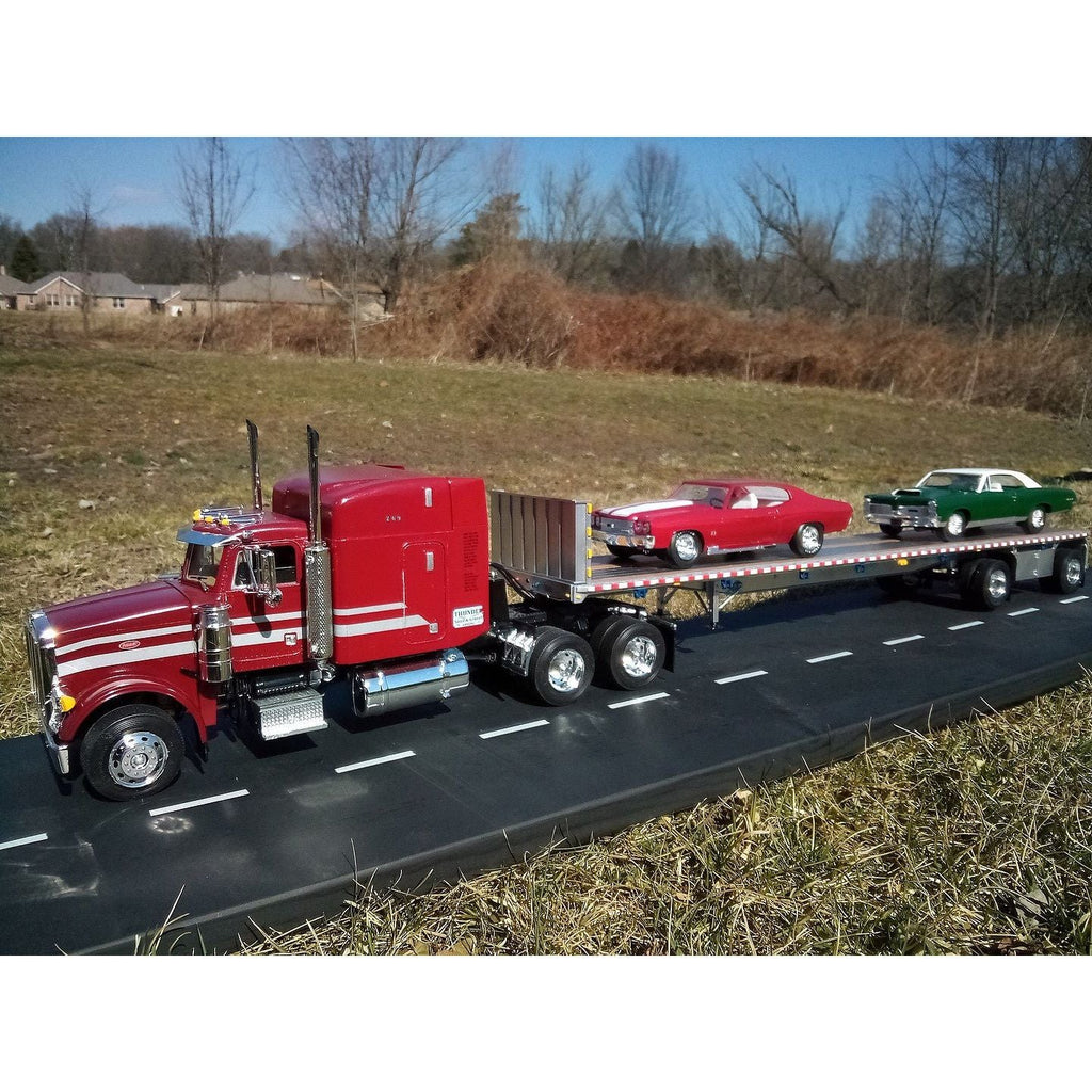 Moebius 48' Flatbed Trailer w/Cambered Deck 1/25 Scale Model Kit