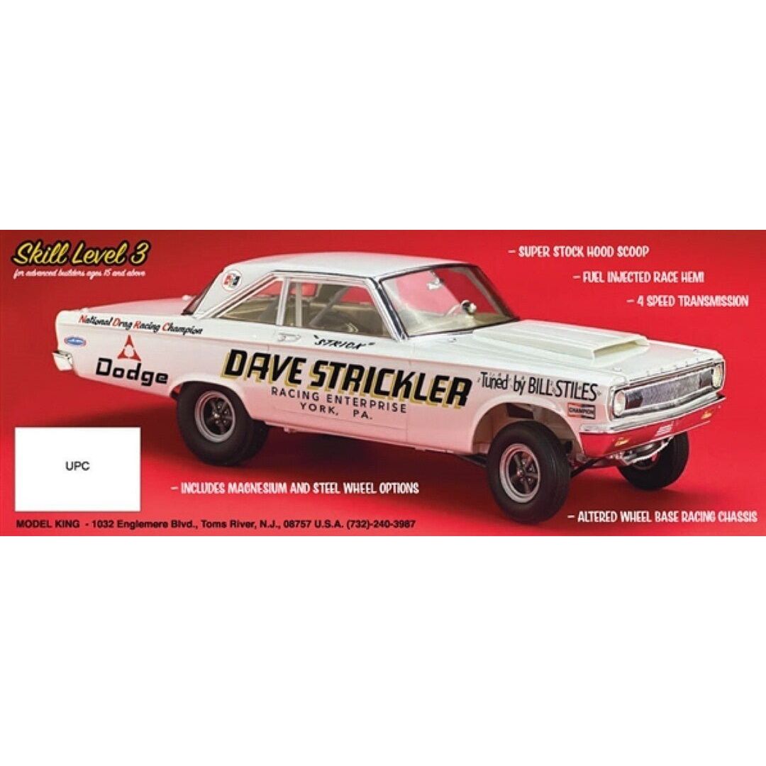 Moebius MOE2451 1/25 1965 Dave Strickler Dodge Altered Wheel Base Model King