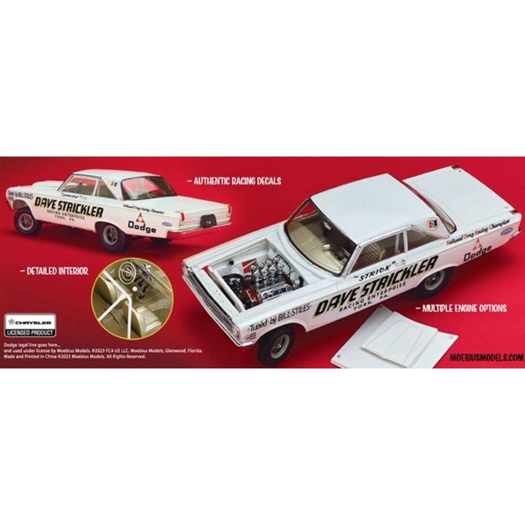 Moebius MOE2451 1/25 1965 Dave Strickler Dodge Altered Wheel Base Model King