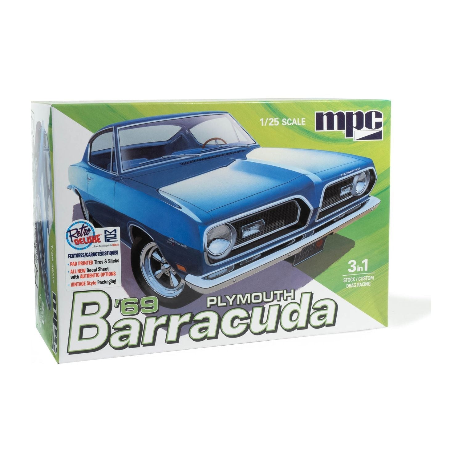 MPC 1969 Plymouth Barracuda 1:25 Scale Model Kit