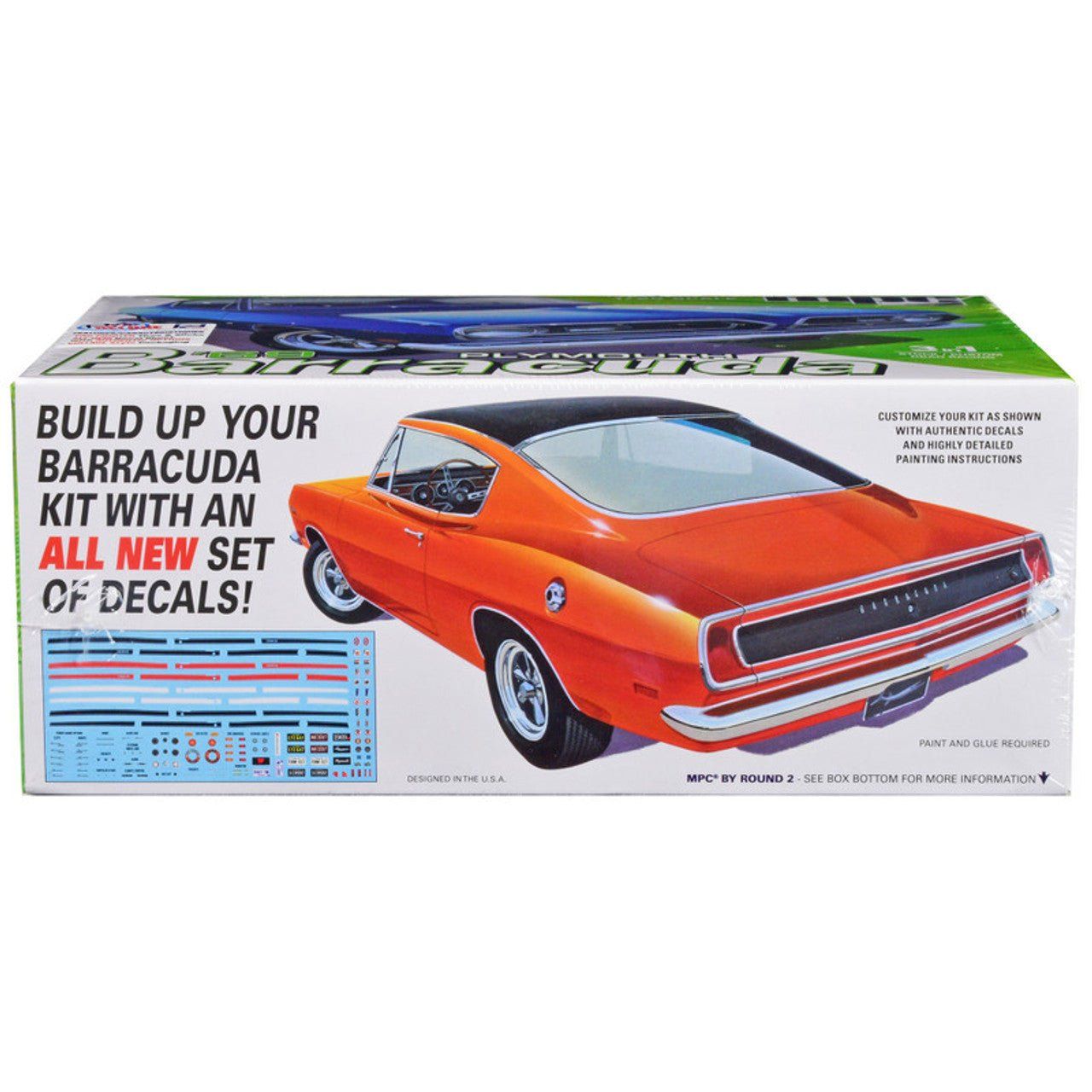 MPC 1969 Plymouth Barracuda 1:25 Scale Model Kit