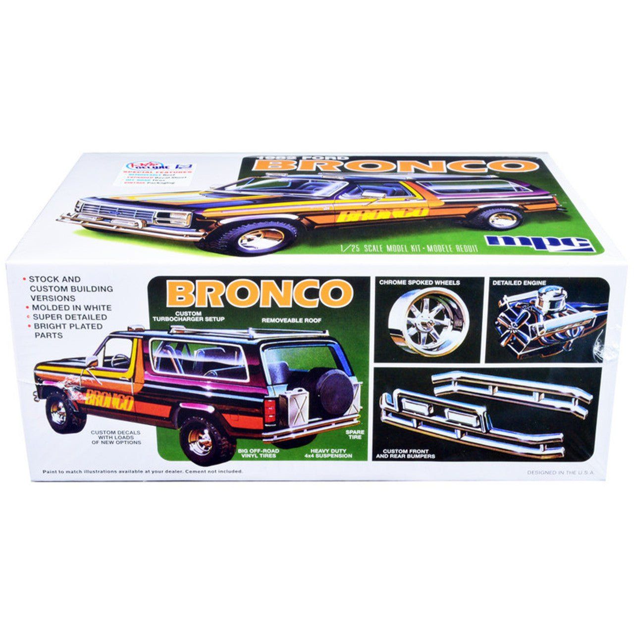 MPC 1982 Ford Bronco 1:25 Scale Model Kit
