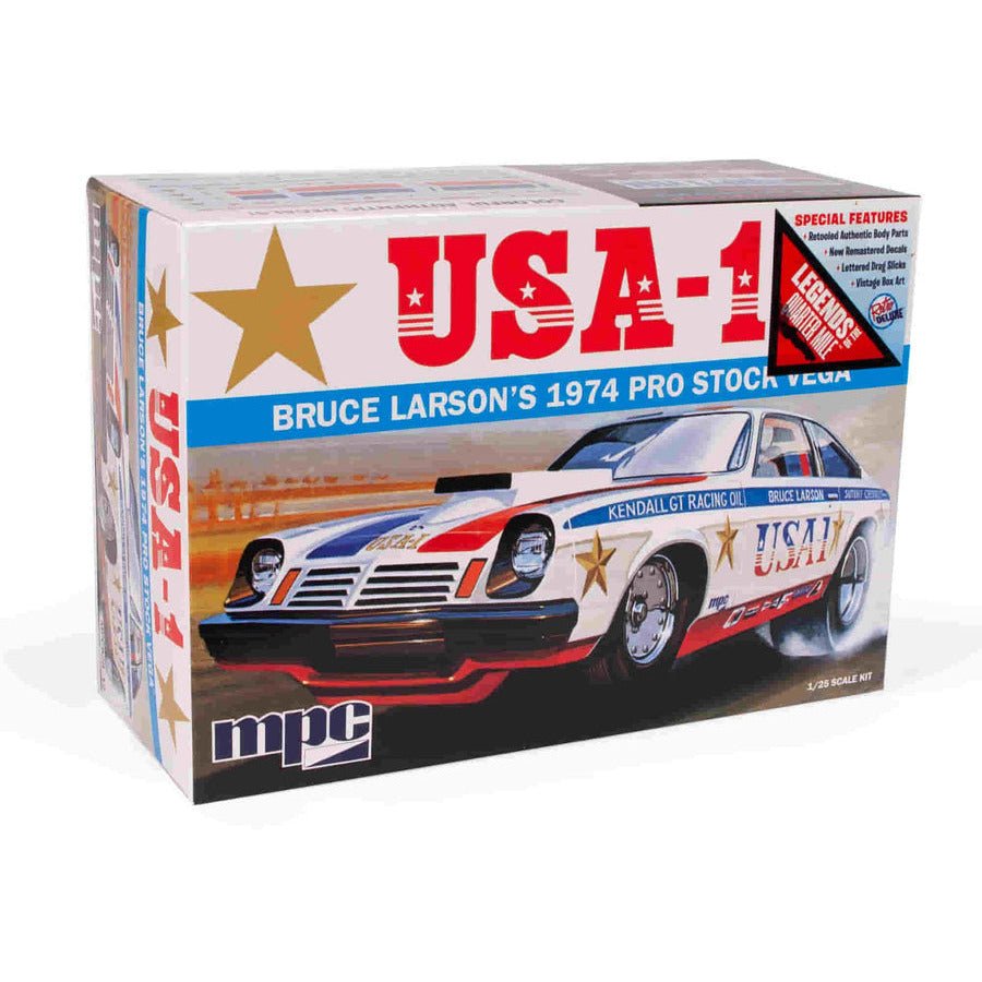 MPC Bruce Larson USA-1 Pro Stock Vega 1:25 Scale Model Kit