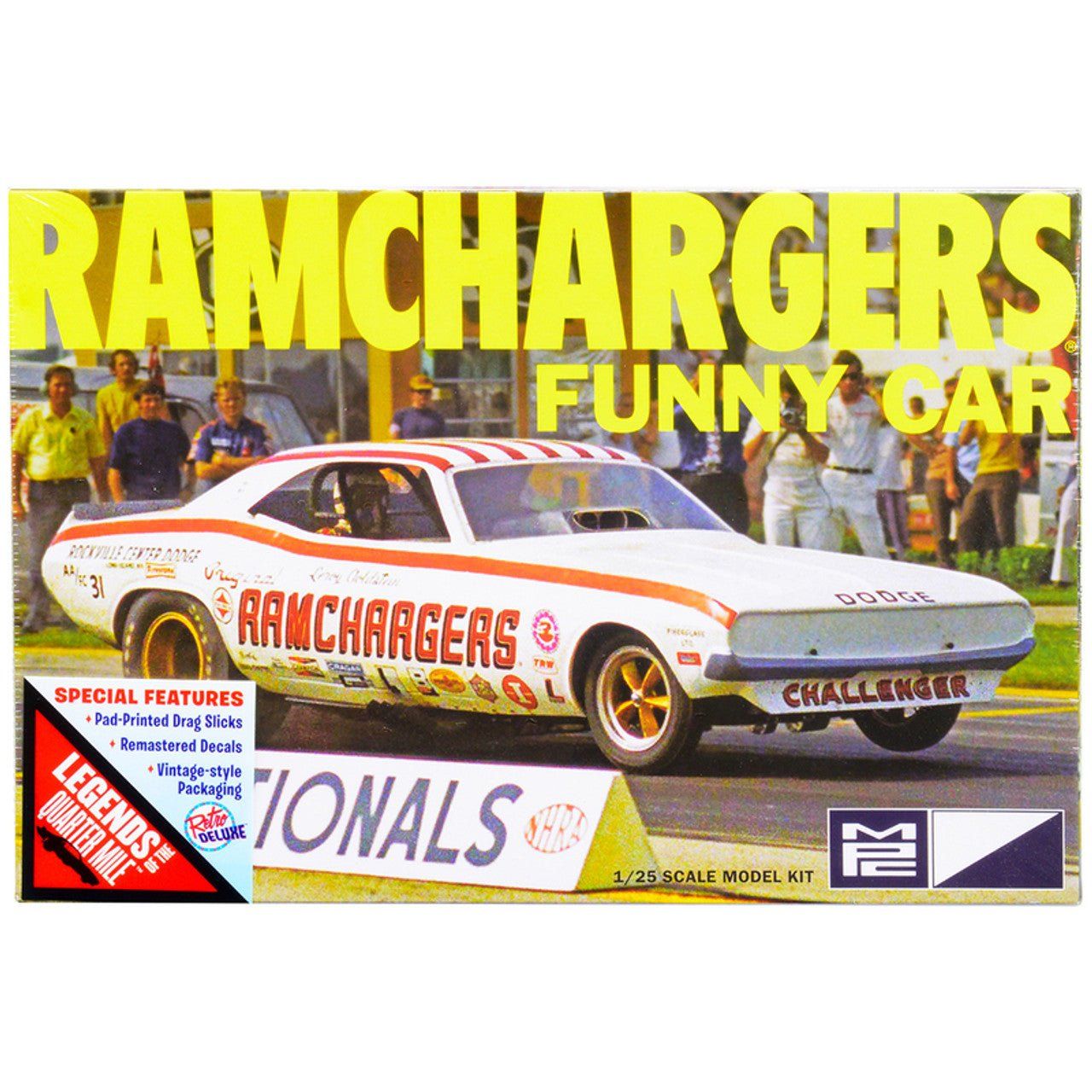 MPC Ramchargers Dodge Challenger Funny Car 1:25 Scale Model Kit