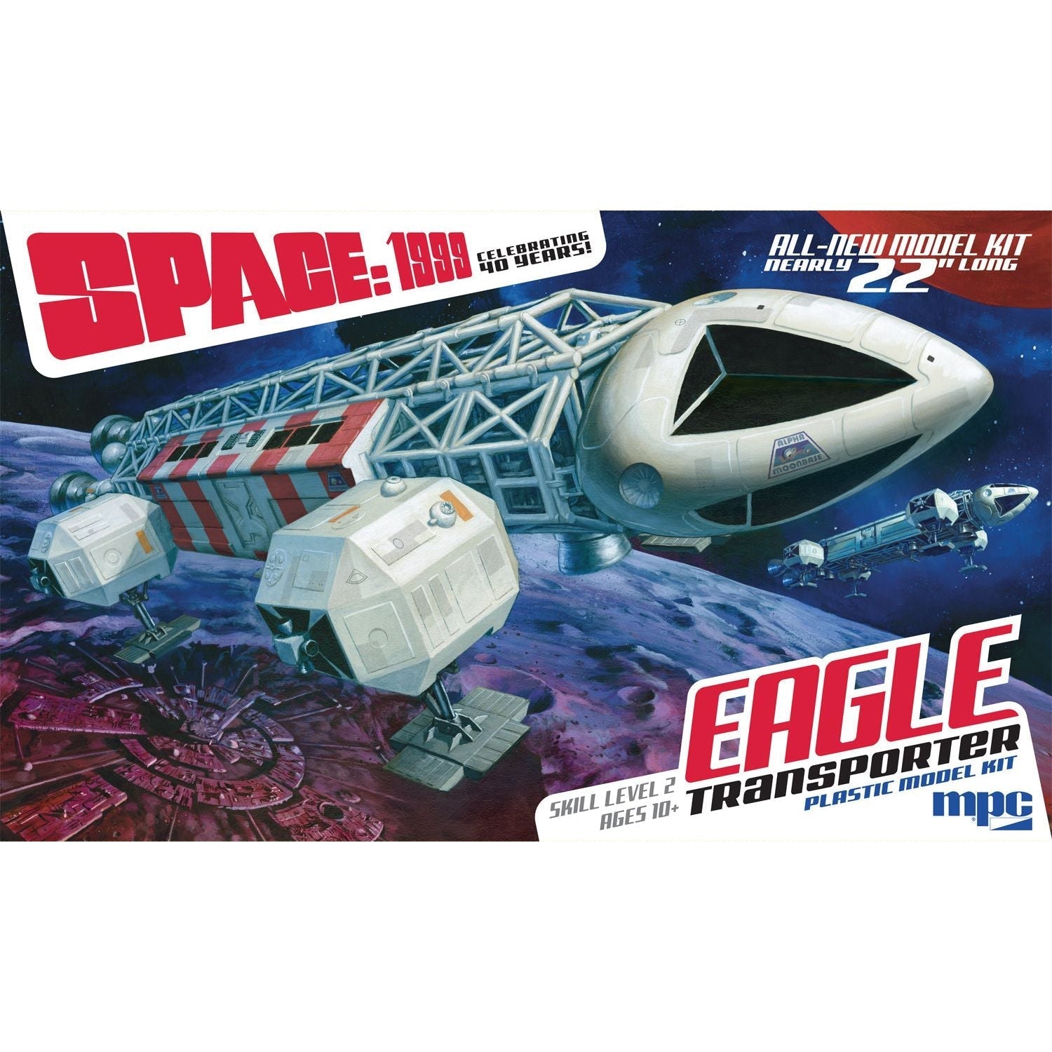 MPC Space 1999 - Eagle Transporter 1:48 Scale Model Kit