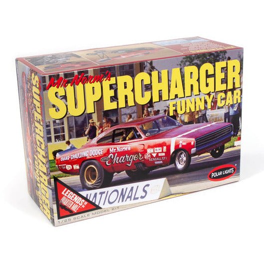 Polar Lights 1969 Dodge Charger Funny Car Mr. Norm 1/25 Scale Model Kit