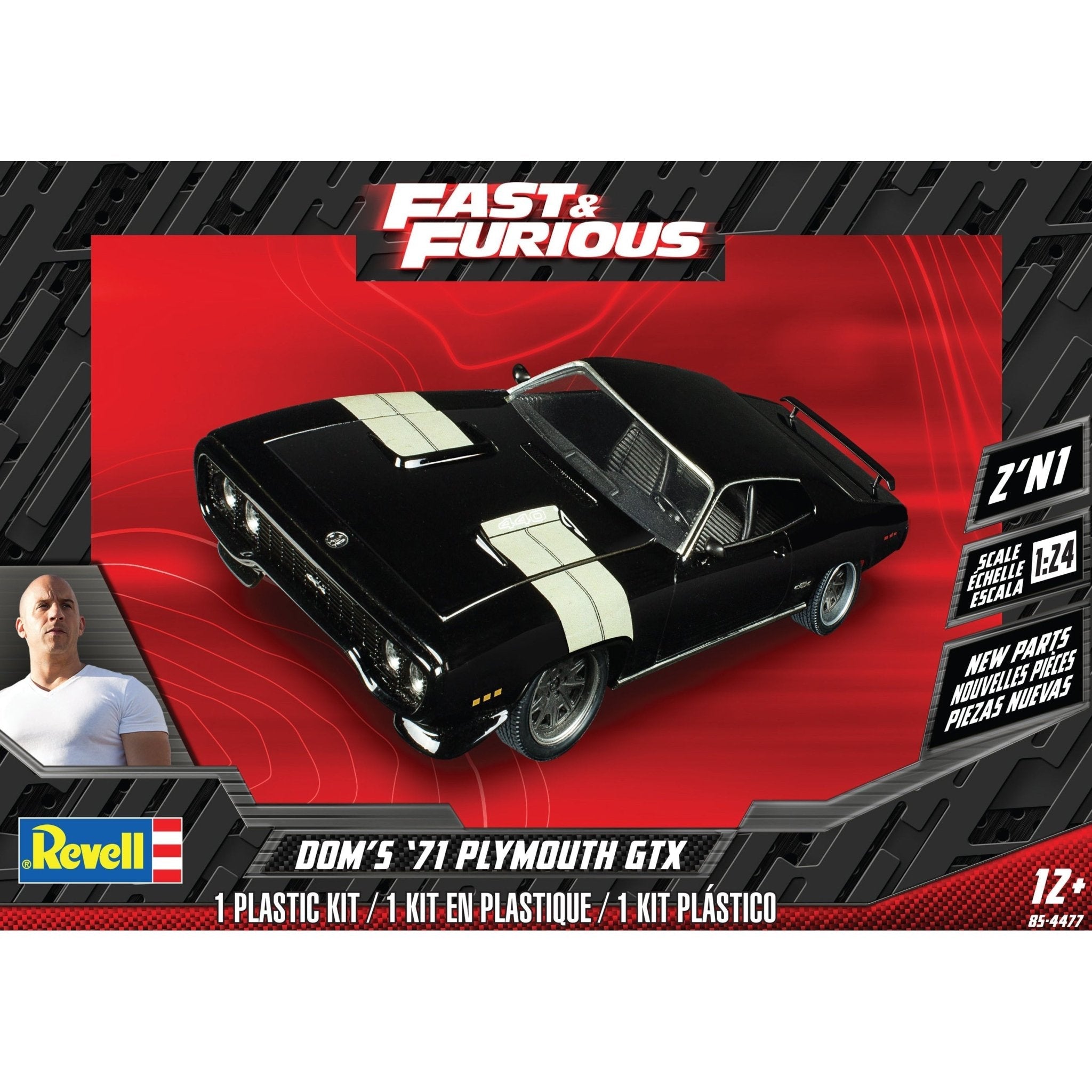 Revell 1/24 Doms 1971 Plymouth GTX 2N1