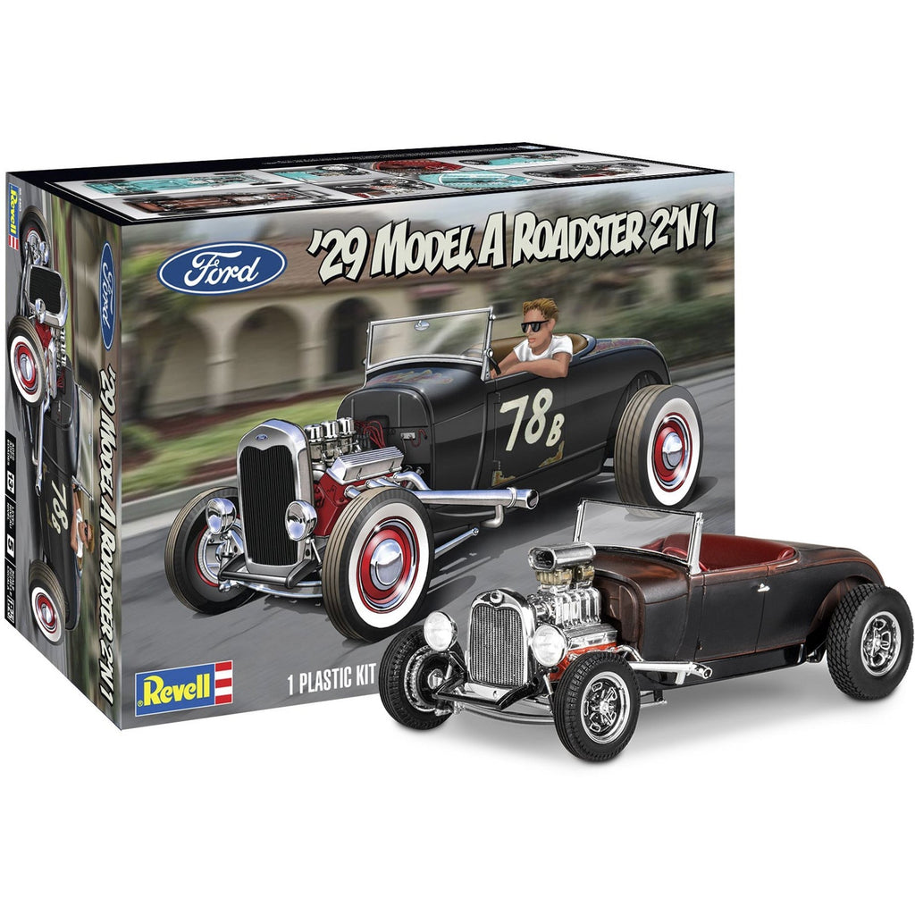 Revell 1929 Model A Roadster 2'N1 Scale 1/25 model kit