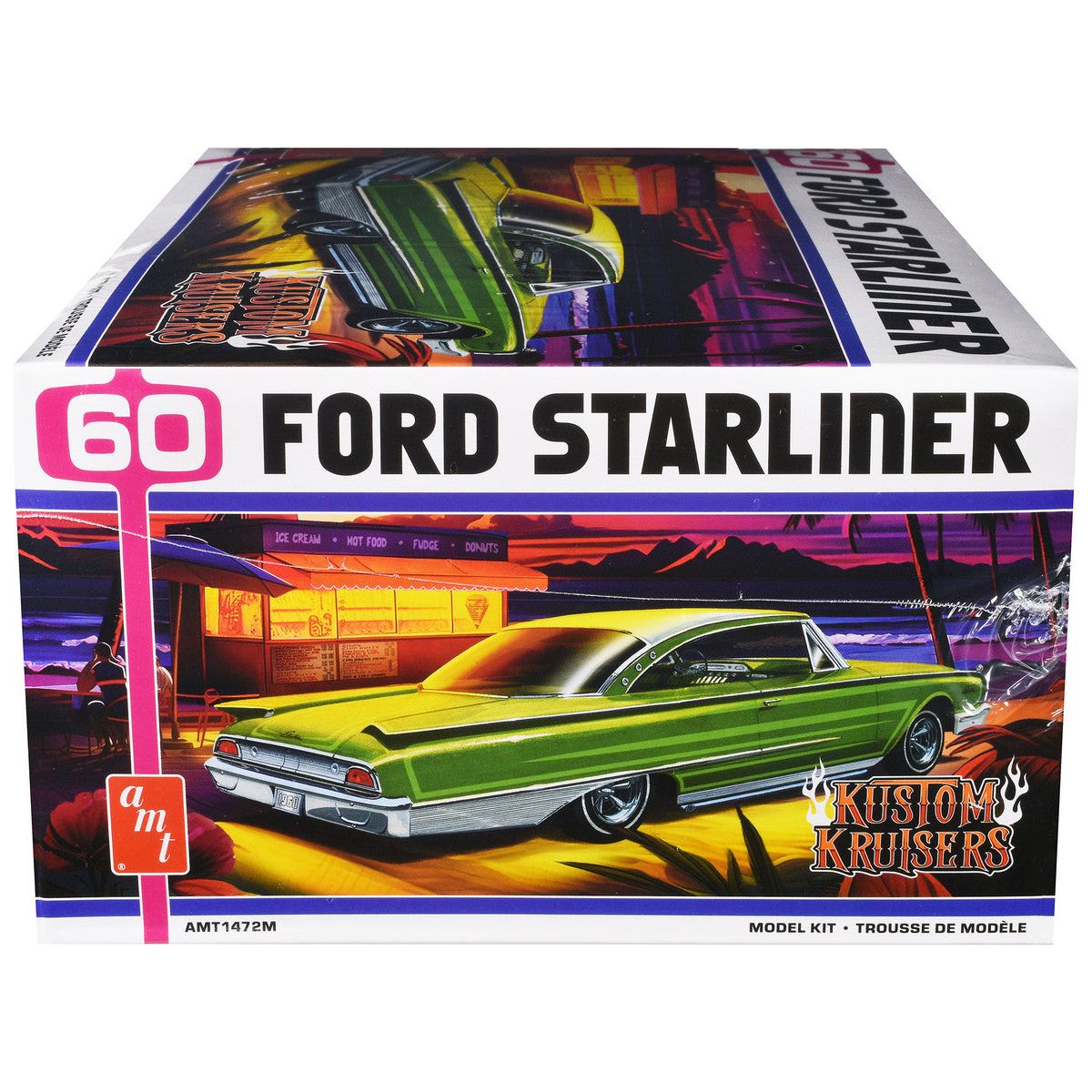 Skill 2 Model Kit 1960 Ford Starliner "Kustom Kruisers" 1/25 Scale Model by AMT